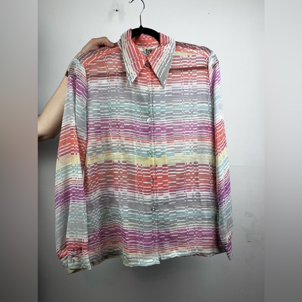 Vintage 70’s sheer button down
